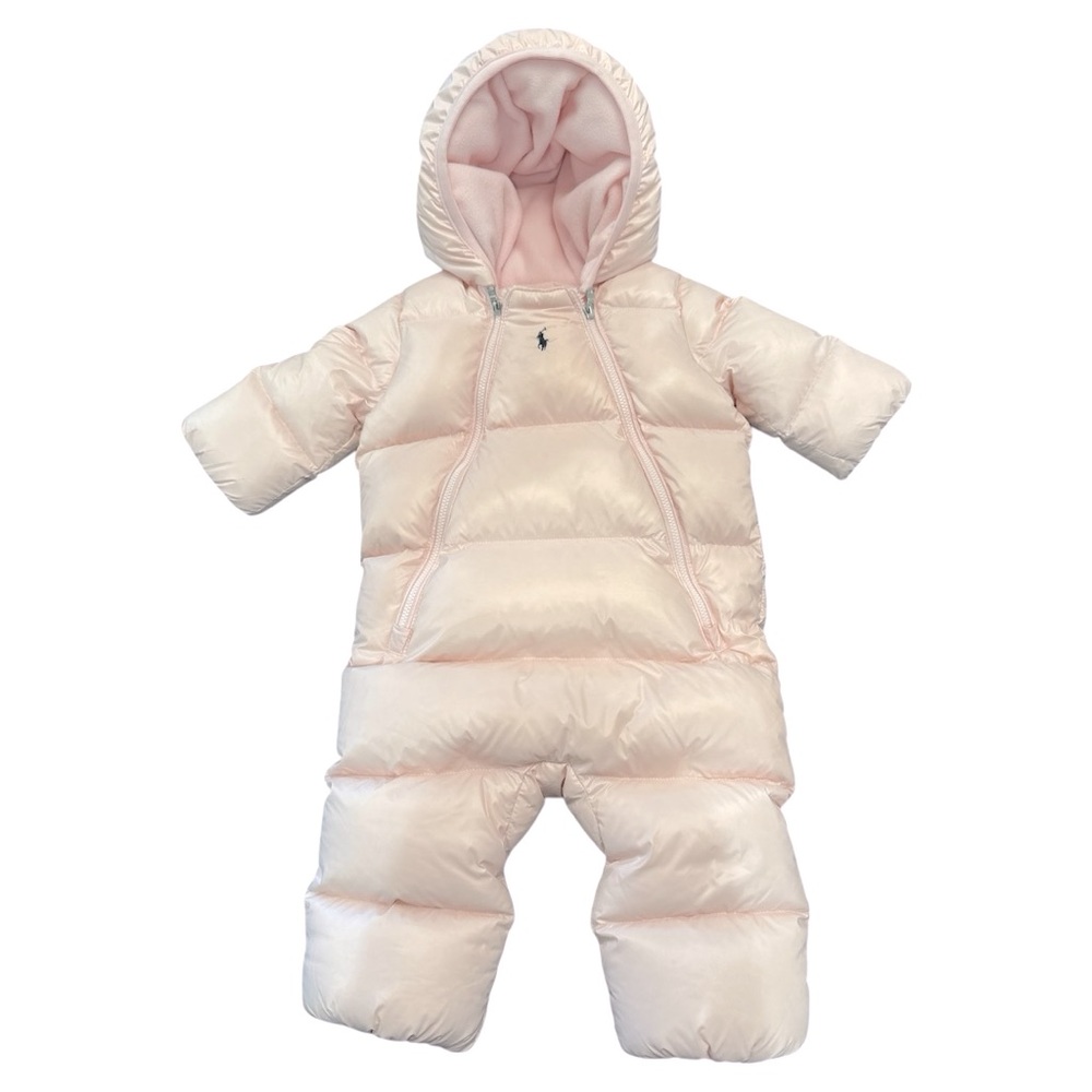 Ralph Lauren Unisex Down Bunting Baby 9 Month Pink